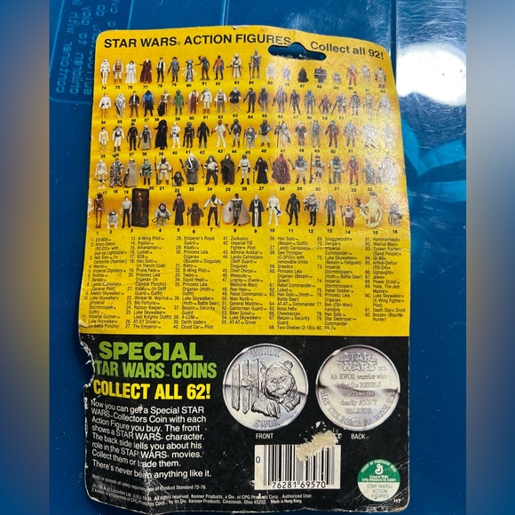 Star Wars ROTJ B-Wing Pilot Vintage 1983 Action Figure - Sealed on original card - Picture 2 of 2